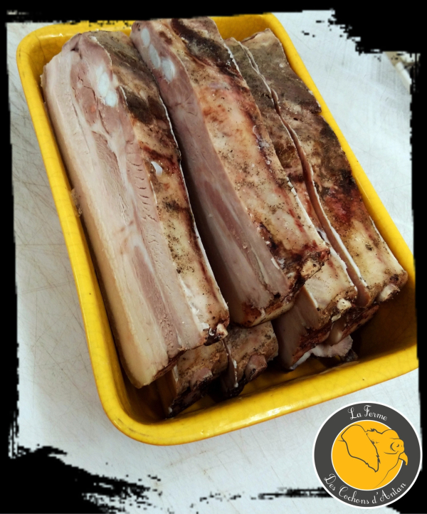 Travers de porc cuit à basse température La Ferme des cochons d